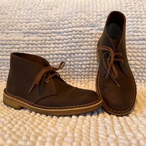 Clarks Originals Chukka Desert Boots “Beeswax” (Dark Brown) Leather